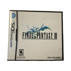 Final Fantasy III‎ 3 (Nintendo DS, 2006) Square Enix CIB Tested